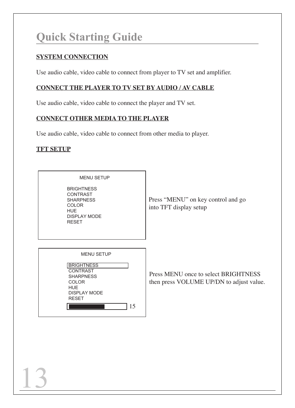 Quick starting guide | Curtis IP9012 User Manual | Page 13 / 20