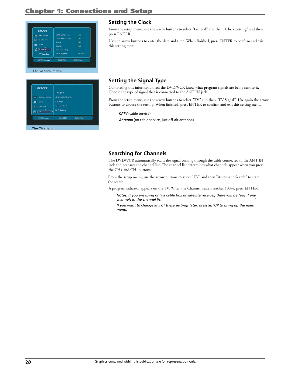 Chapter 1: connections and setup | Curtis DRC8320N User Manual | Page 22 / 48