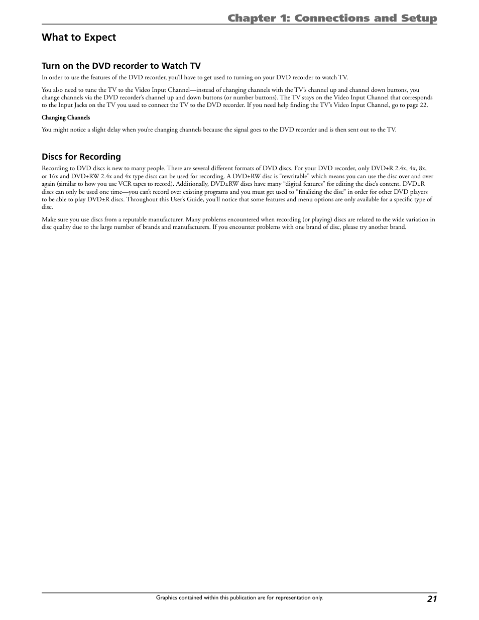 Chapter 1: connections and setup what to expect | Curtis DRC8320N User Manual | Page 23 / 48