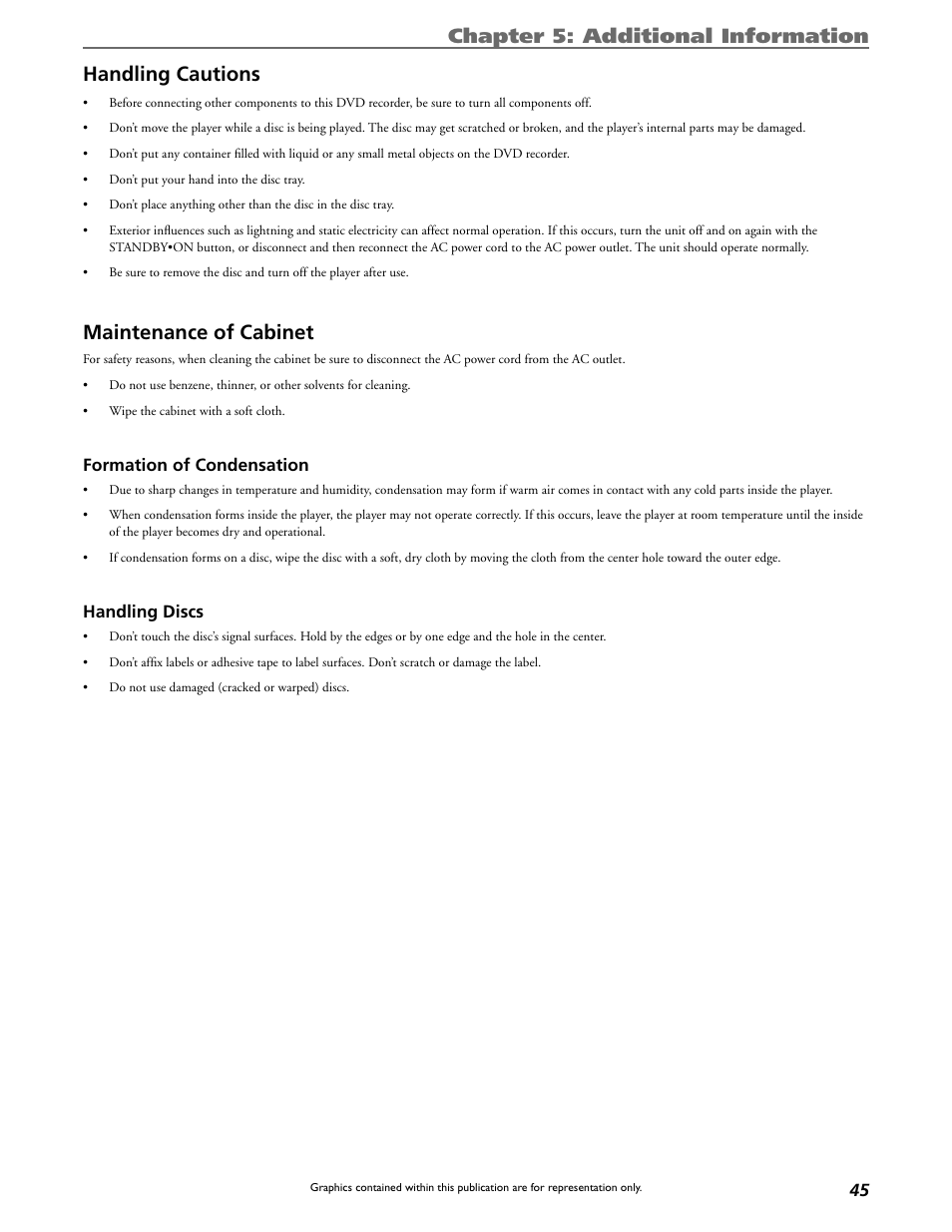 Maintenance of cabinet | Curtis DRC8320N User Manual | Page 47 / 48