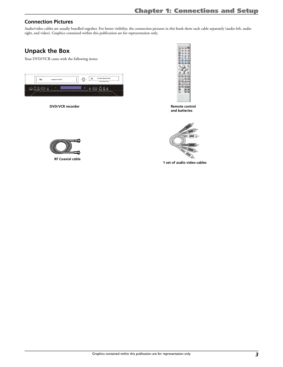 Chapter 1: connections and setup, Unpack the box | Curtis DRC8320N User Manual | Page 5 / 48