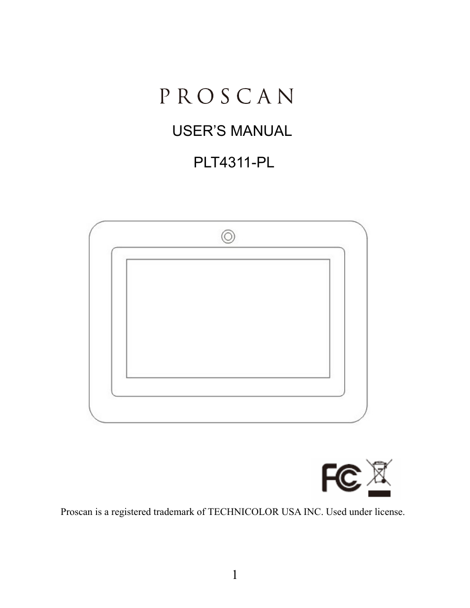 Curtis PLT4311 User Manual | 32 pages