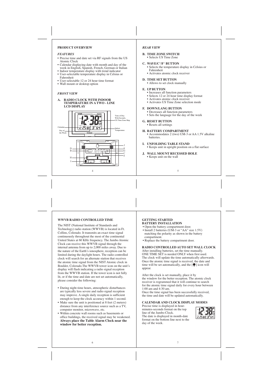 Day date month | Datexx EXACTIME DRC-700 User Manual | Page 2 / 4