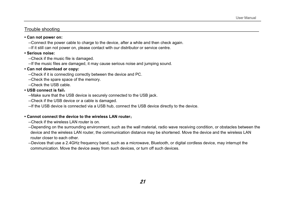 Curtis PLT7130G User Manual | Page 22 / 24