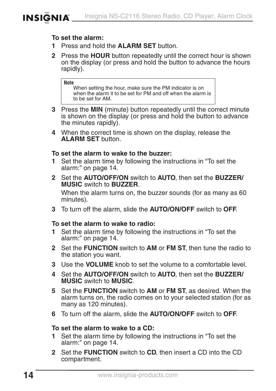 Curtis NS-C2116 User Manual | Page 13 / 19