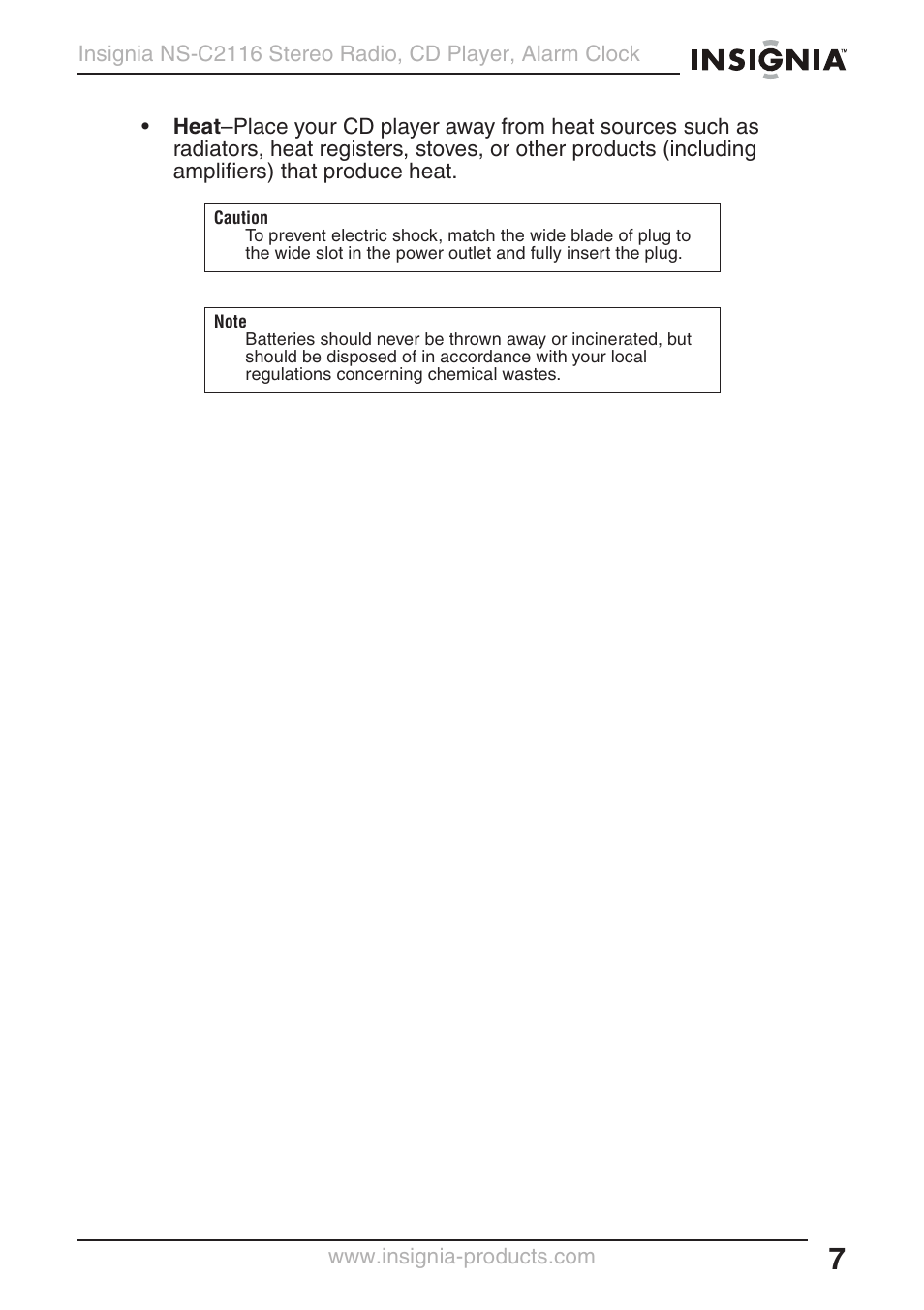 Curtis NS-C2116 User Manual | Page 6 / 19