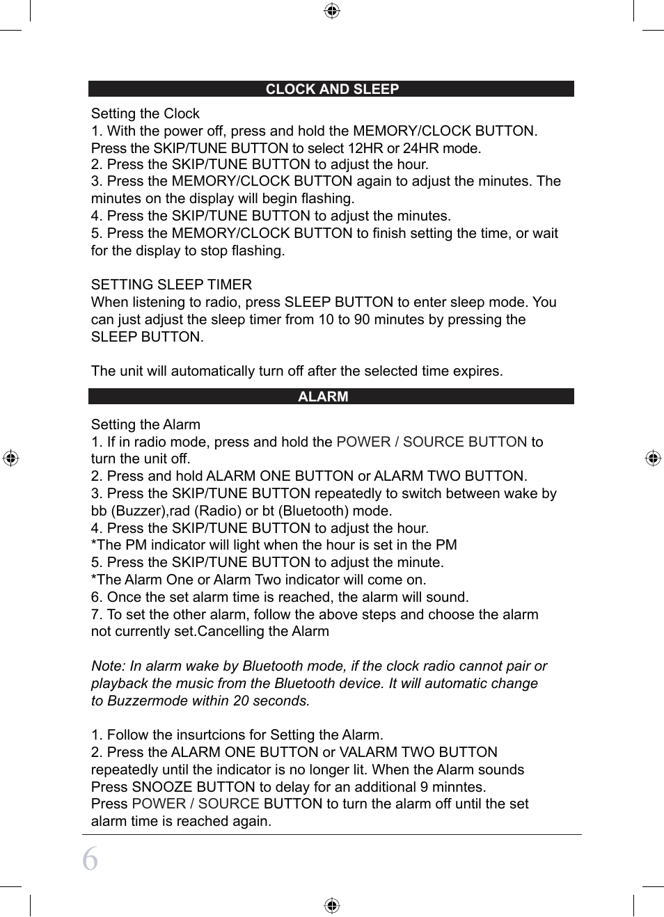 Curtis PCR1986 User Manual | Page 6 / 9