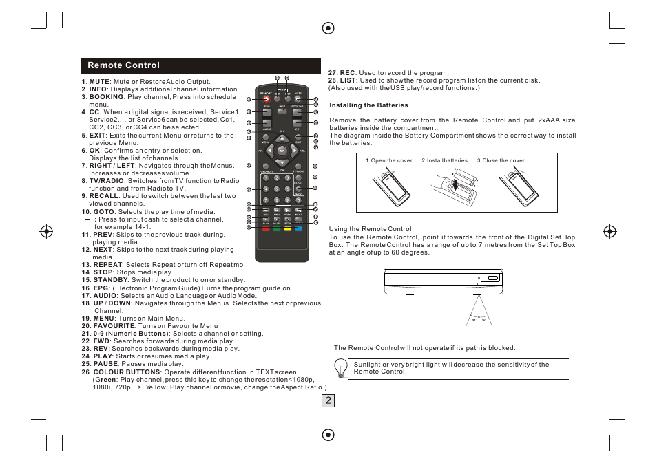 Ò³ãæ 4 | Curtis PAT102 User Manual | Page 4 / 10