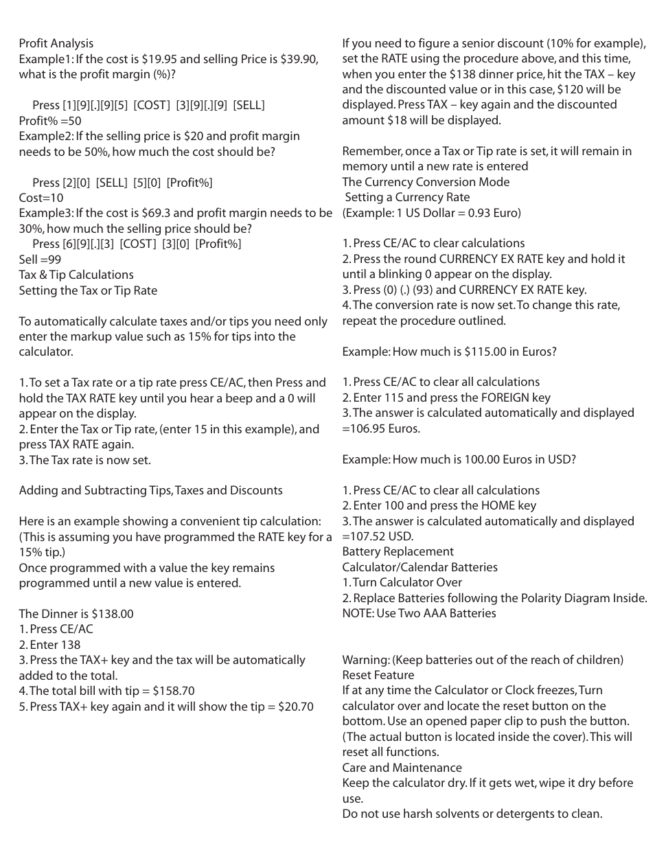 Df551_om3 | Datexx DESK PILOT II DF-551 User Manual | Page 3 / 4