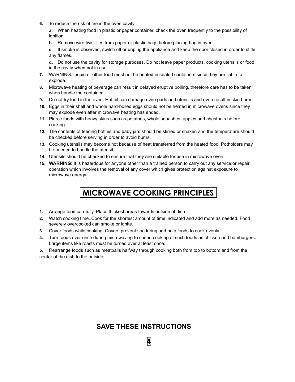Curtis OMW1199 User Manual | Page 5 / 11
