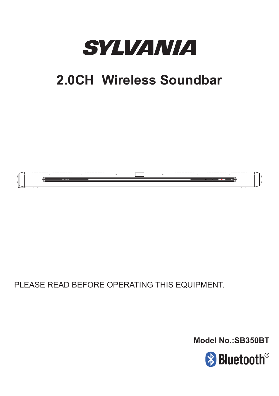 Curtis SB350BT User Manual | 12 pages