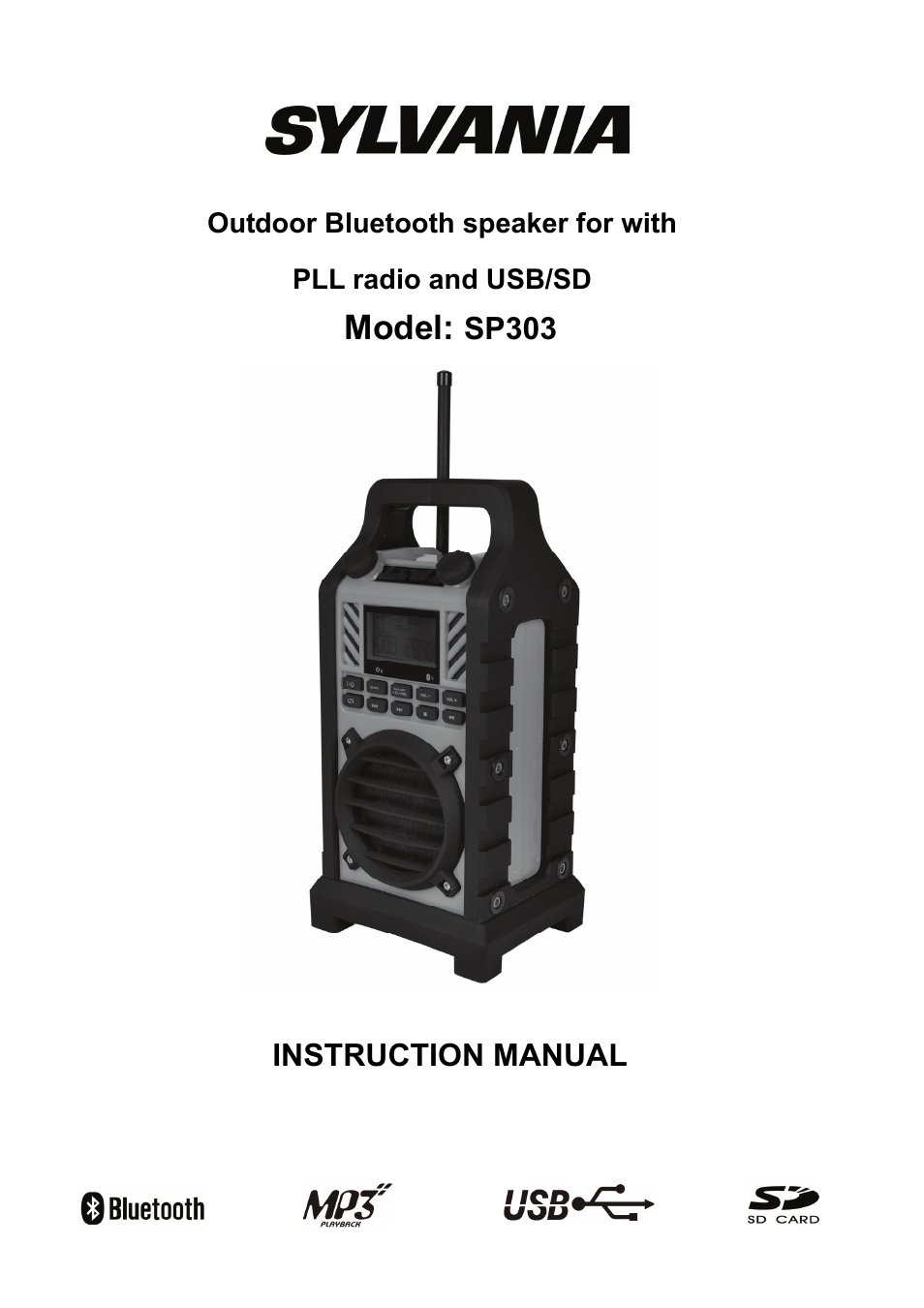Curtis SP303 User Manual | 11 pages