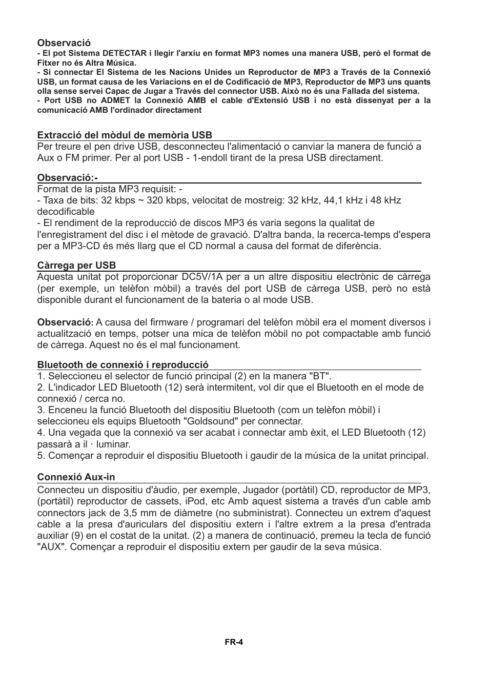 Curtis SP303 User Manual | Page 11 / 11