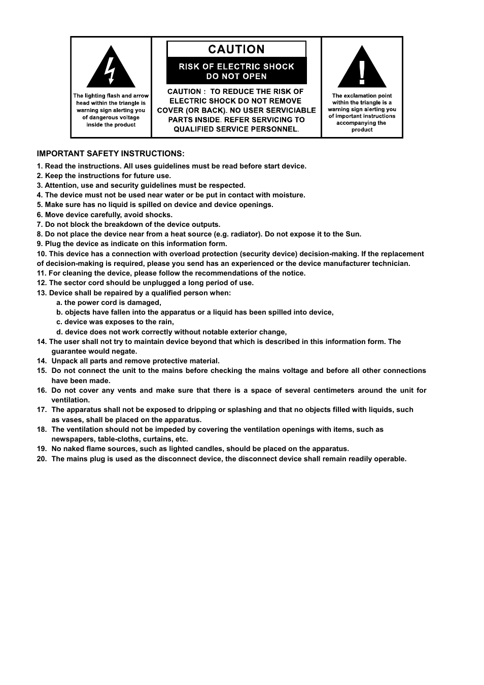 Curtis SP303 User Manual | Page 2 / 11