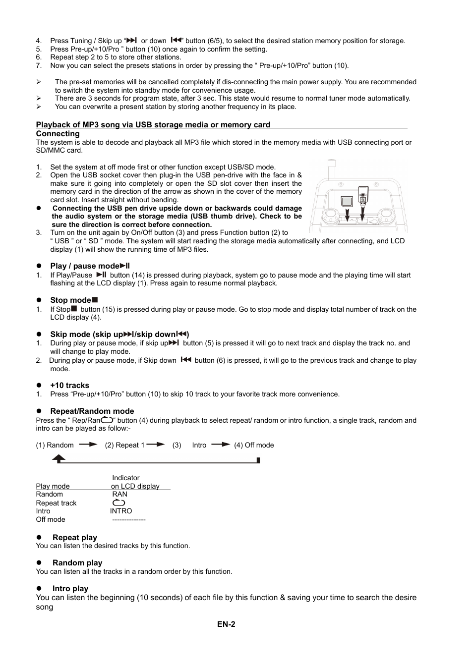 Curtis SP303 User Manual | Page 4 / 11