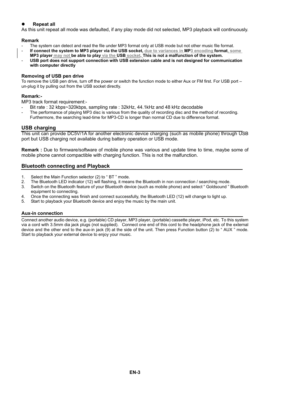 Curtis SP303 User Manual | Page 5 / 11