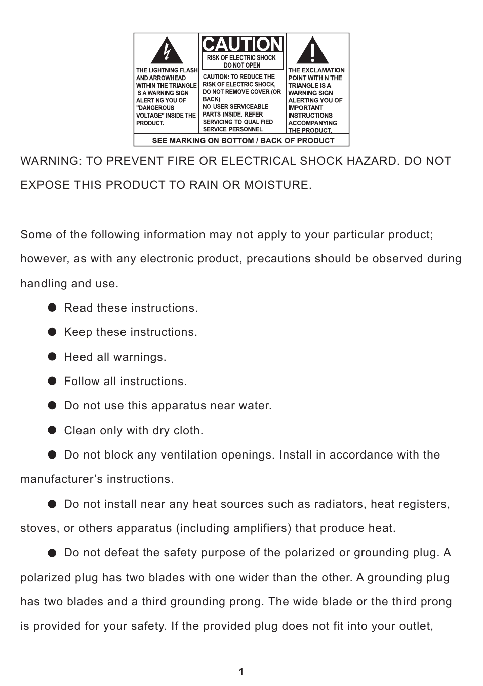 Curtis SP399 User Manual | Page 3 / 16