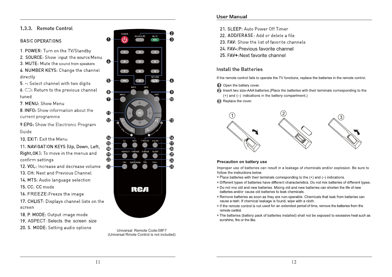 Curtis RLED1945A-D User Manual | Page 7 / 18