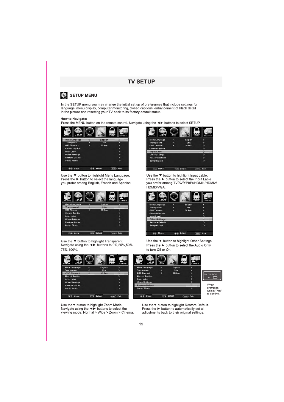 Curtis RLED2242A-B-WHITE User Manual | Page 22 / 33