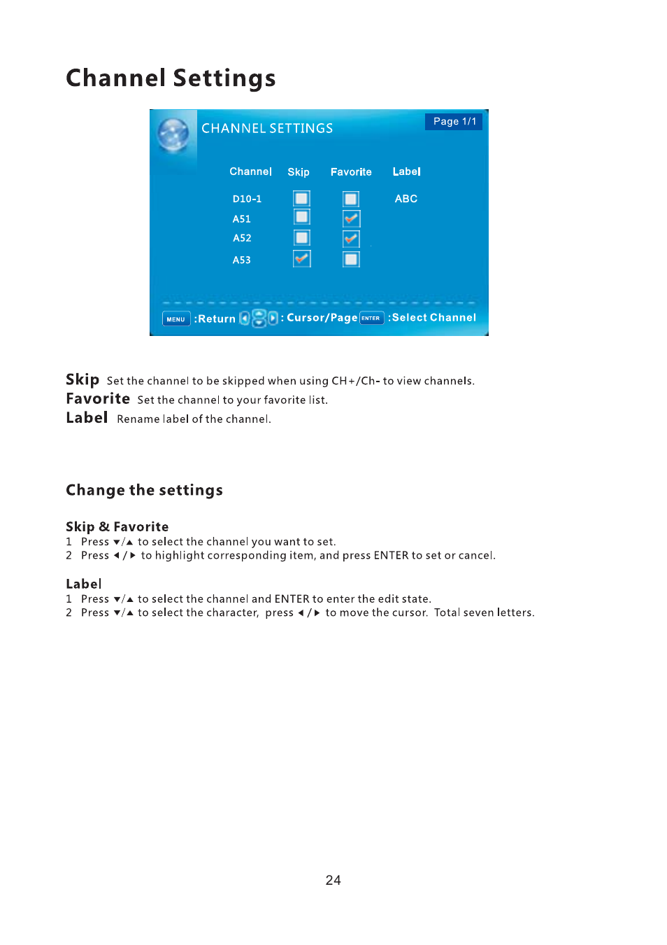 Curtis RLED2242A-WHITE User Manual | Page 26 / 37