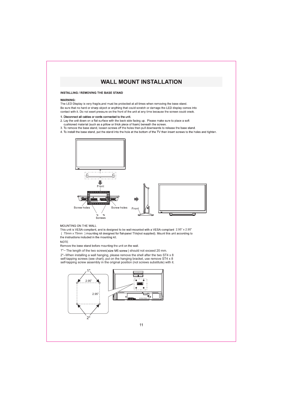 Curtis RLED2265A-B User Manual | Page 14 / 33