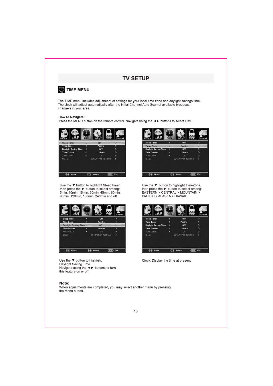 Curtis RLED2265A-B User Manual | Page 21 / 33