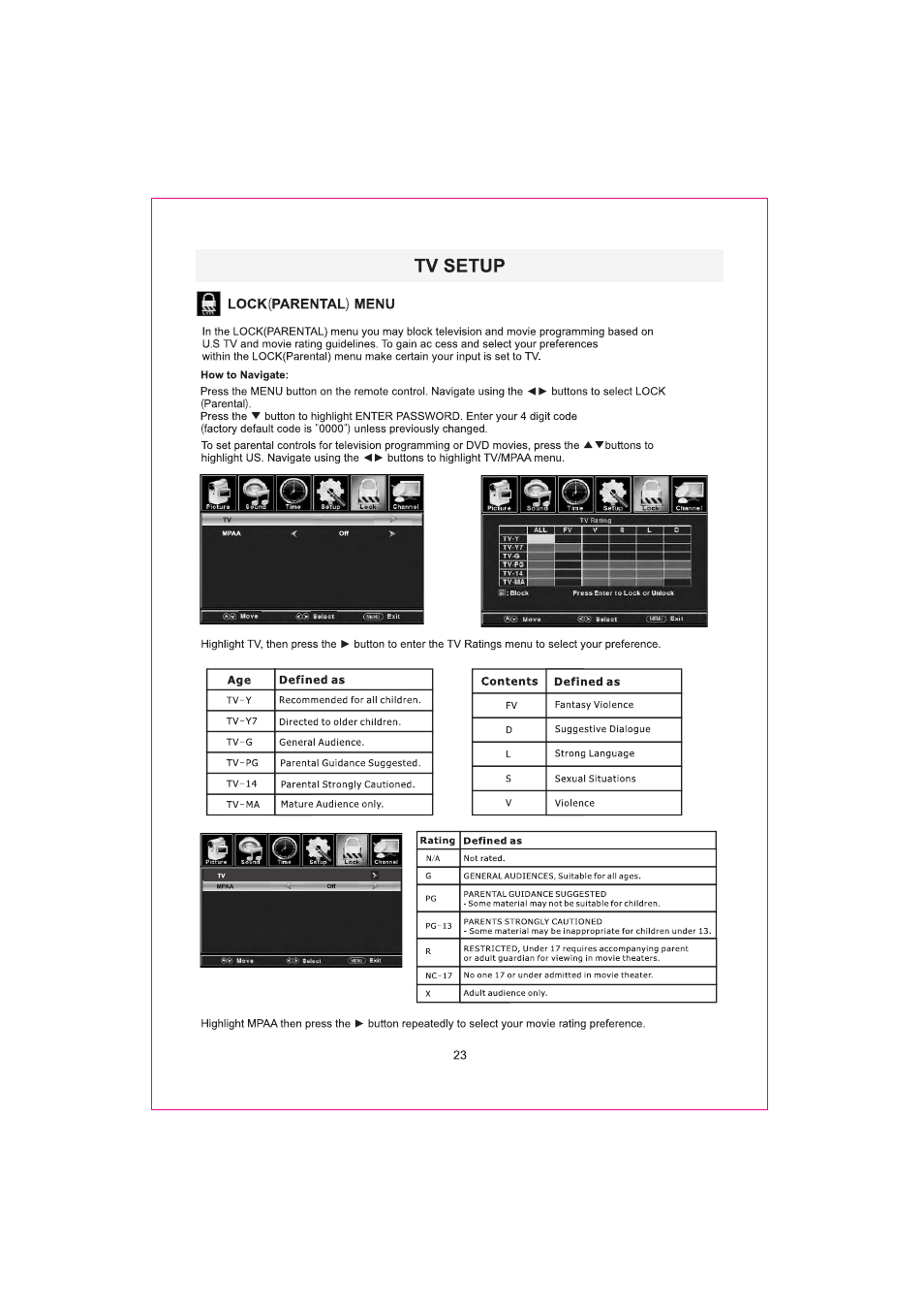 Curtis RLED2265A-B User Manual | Page 26 / 33