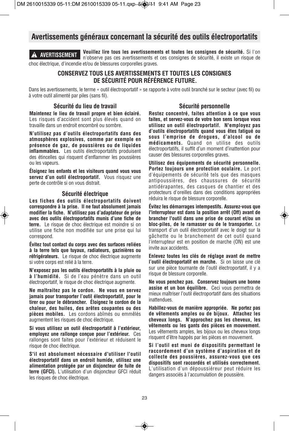 Dremel 3000 User Manual | Page 23 / 68