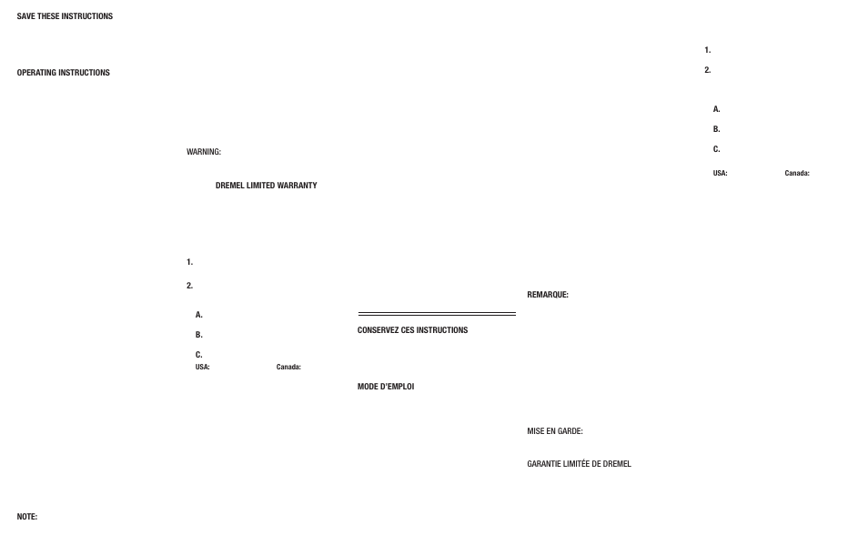 Dremel 290-01 User Manual | Page 2 / 2