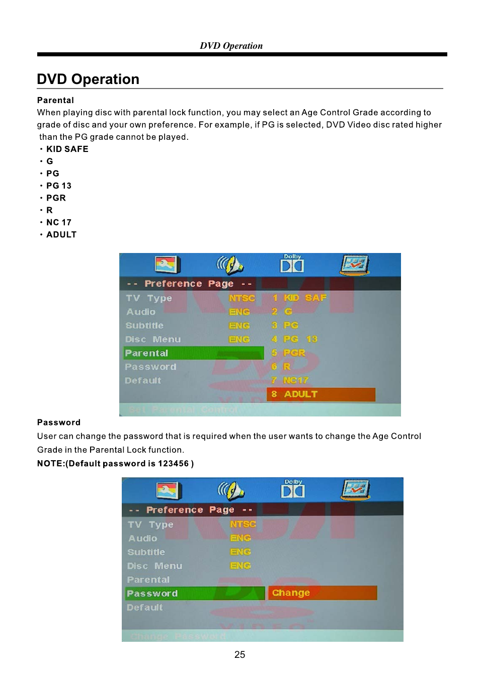 Dvd operation | RCA RLEDV2238A-B User Manual | Page 27 / 31