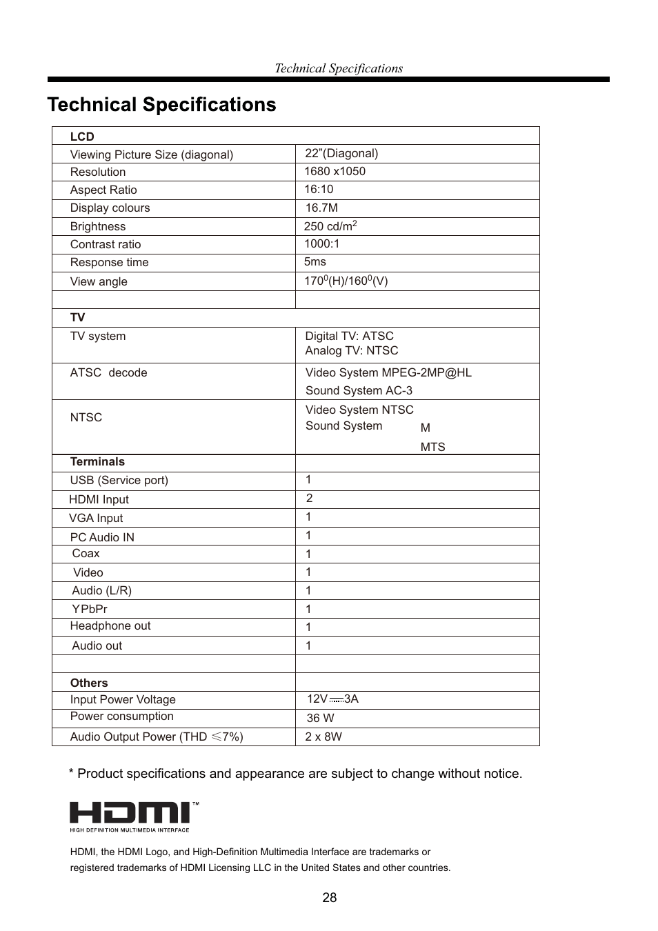 RCA RLEDV2238A-B User Manual | Page 30 / 31