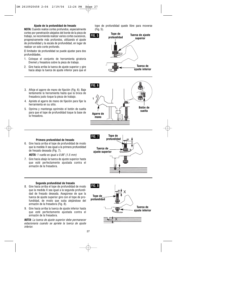 Dremel 335 User Manual | Page 27 / 36