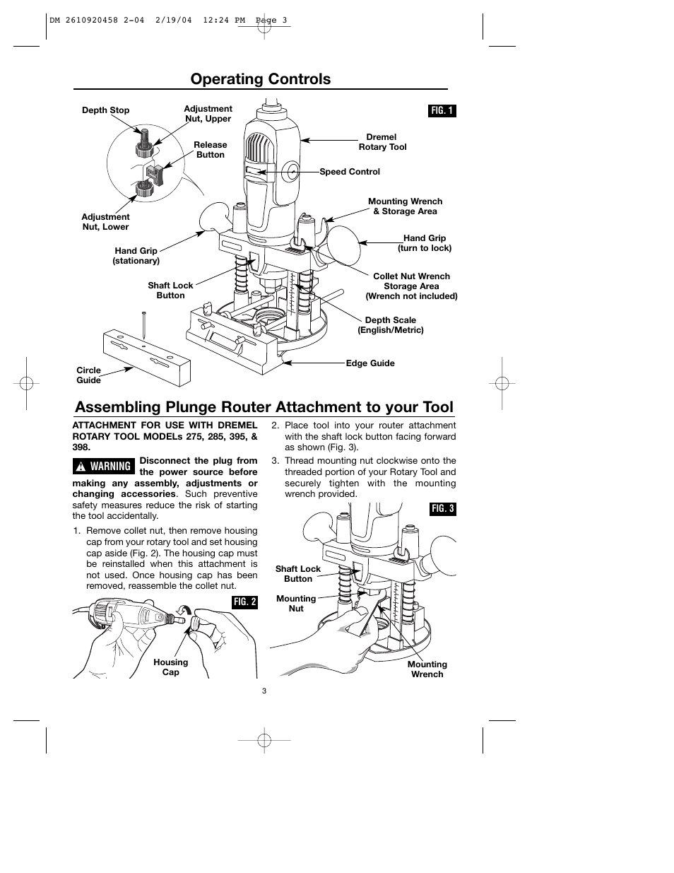 Dremel 335 User Manual | Page 3 / 36