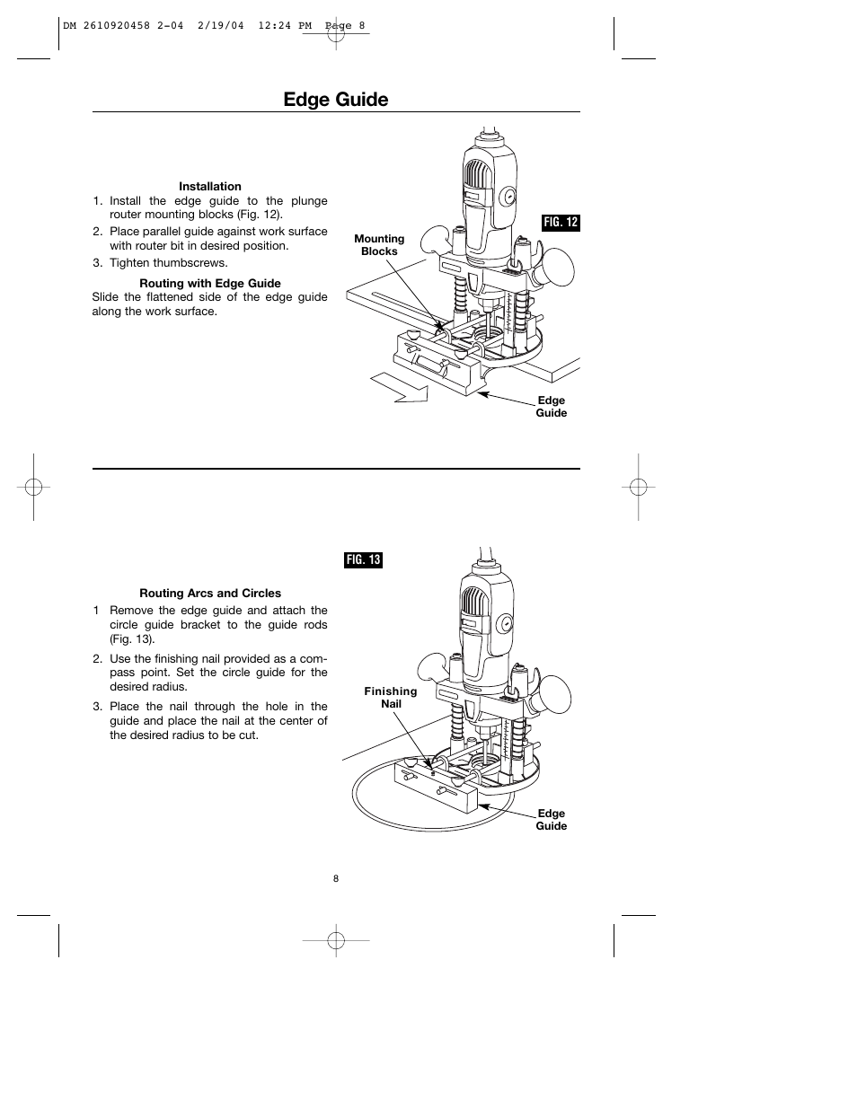 Edge guide | Dremel 335 User Manual | Page 8 / 36