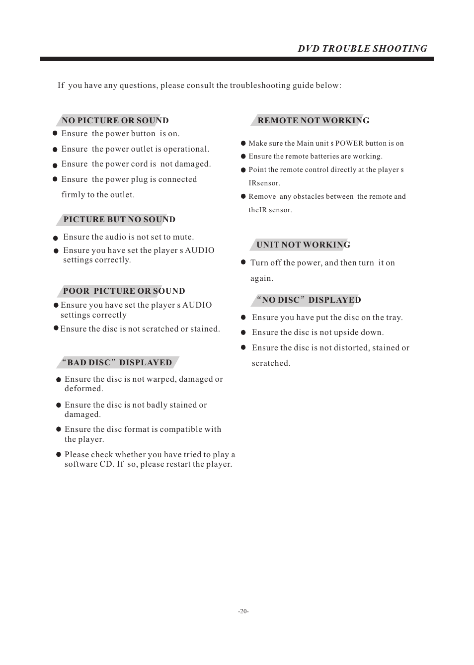 Curtis RLEDV2680A User Manual | Page 21 / 22