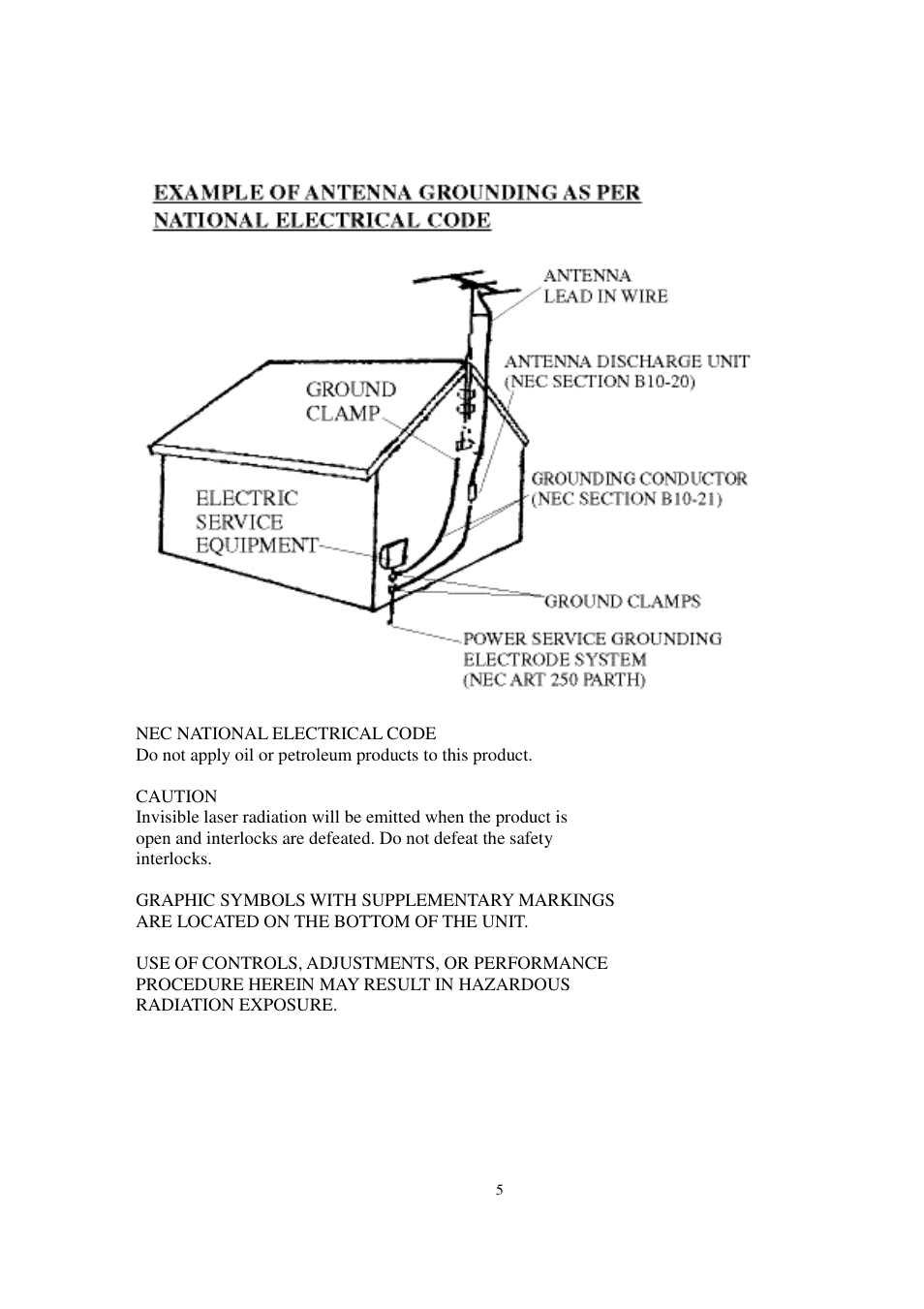 RCA WM60A User Manual | Page 5 / 11