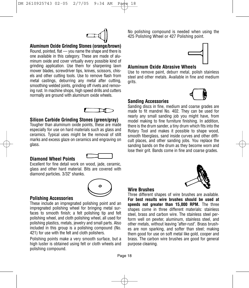 Dremel 770 User Manual | Page 18 / 68