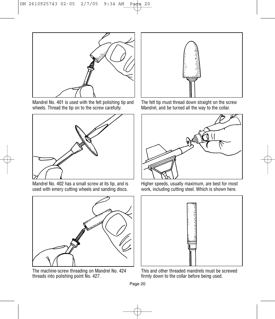 Dremel 770 User Manual | Page 20 / 68