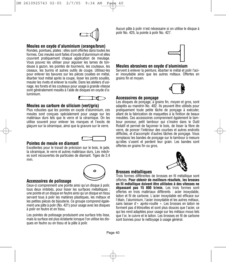 Dremel 770 User Manual | Page 40 / 68
