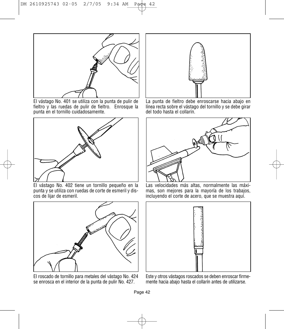 Dremel 770 User Manual | Page 42 / 68