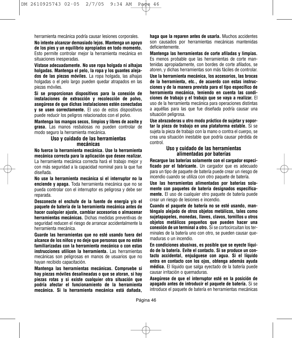 Dremel 770 User Manual | Page 46 / 68
