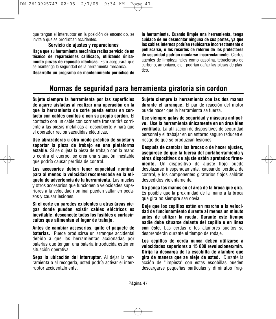 Dremel 770 User Manual | Page 47 / 68