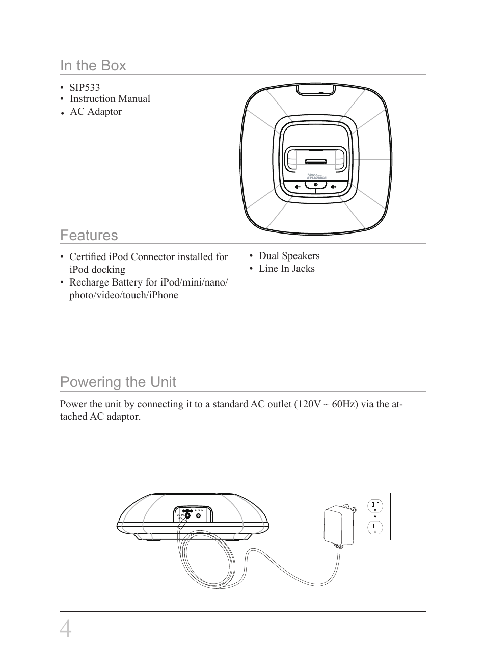 Curtis SIP533 User Manual | Page 5 / 8