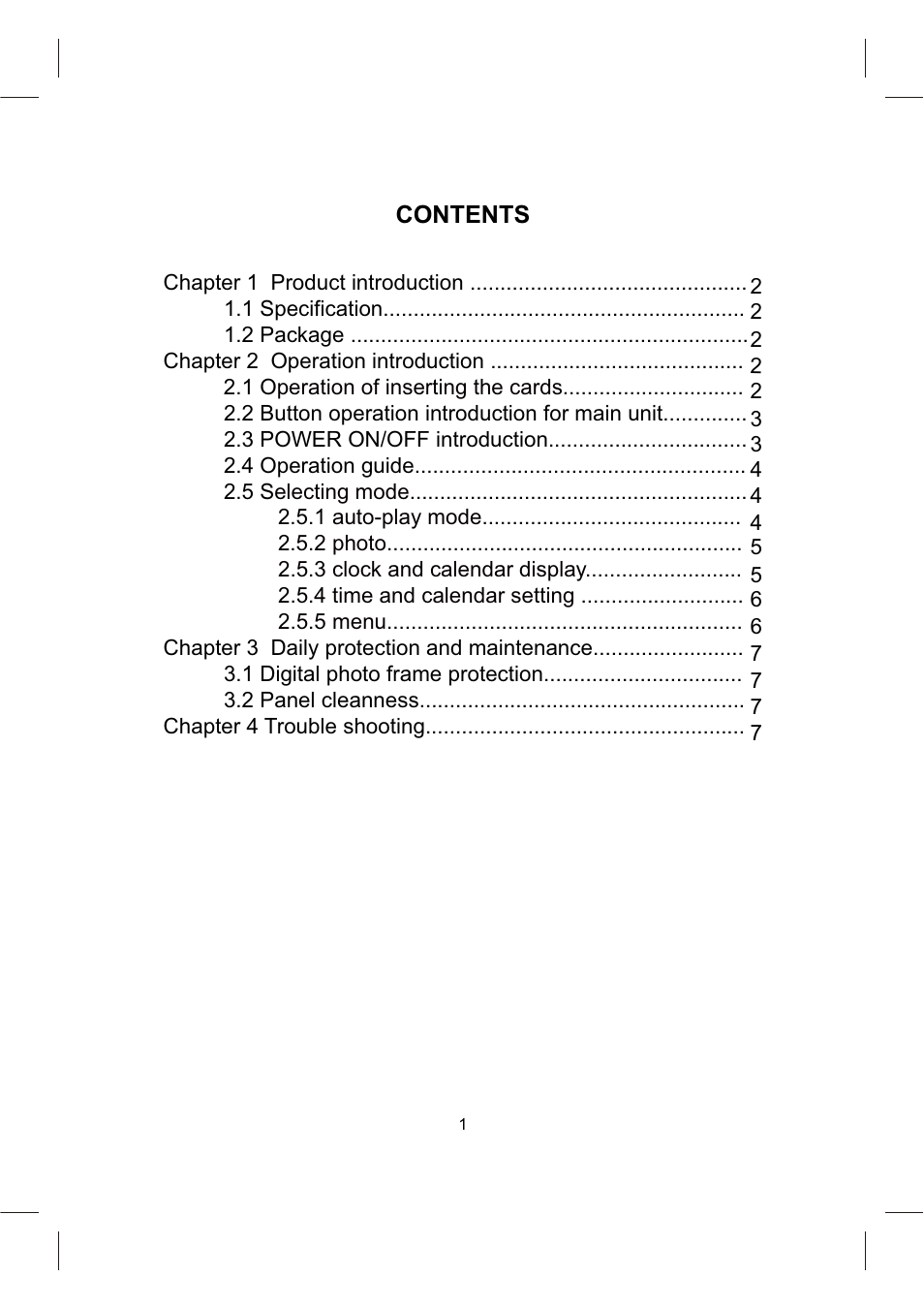 Curtis SDPF752B User Manual | Page 2 / 8