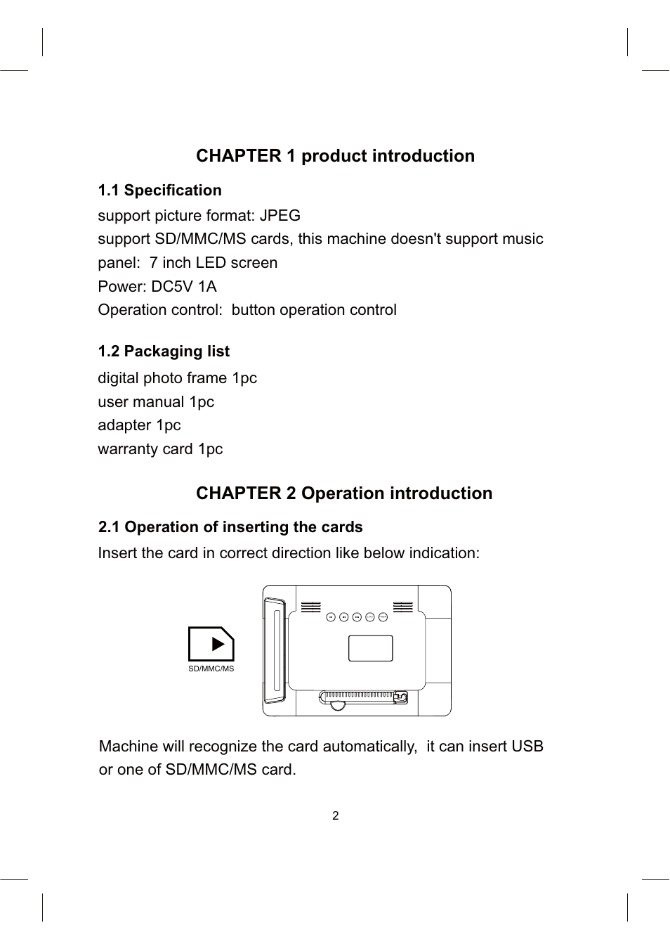 Curtis SDPF752B User Manual | Page 3 / 8