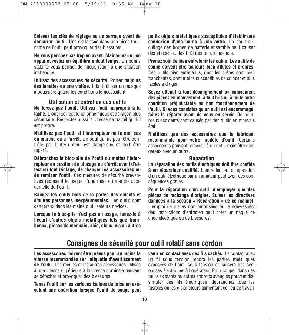 Dremel DM 2610000602 761 User Manual | Page 18 / 48