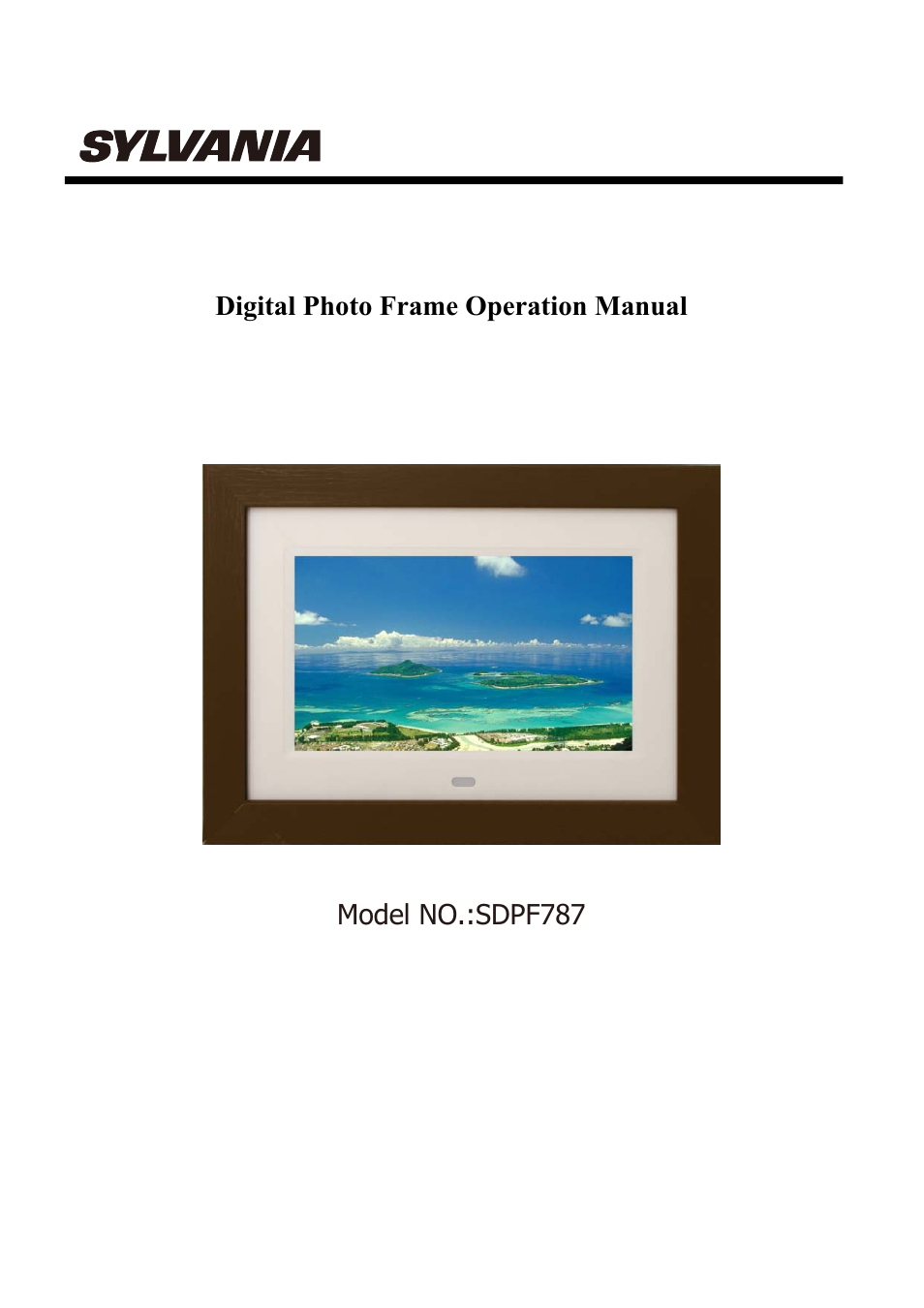 Curtis SDPF787 User Manual | 17 pages