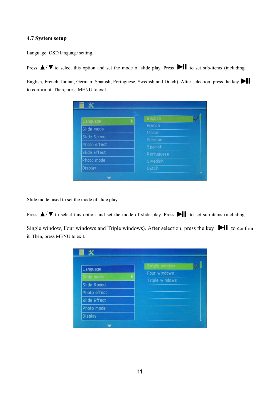 Curtis SDPF787 User Manual | Page 11 / 17