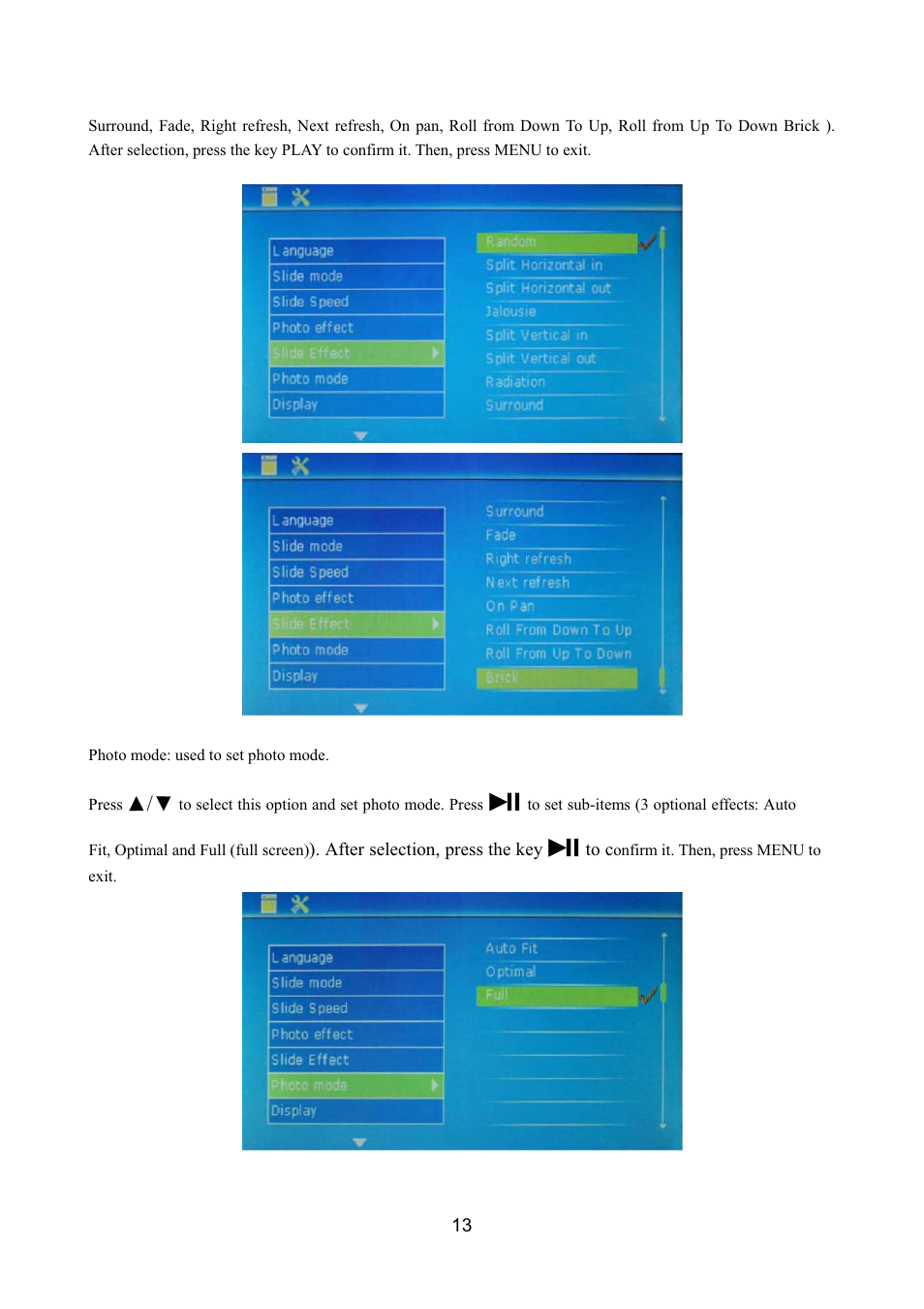 Curtis SDPF787 User Manual | Page 13 / 17