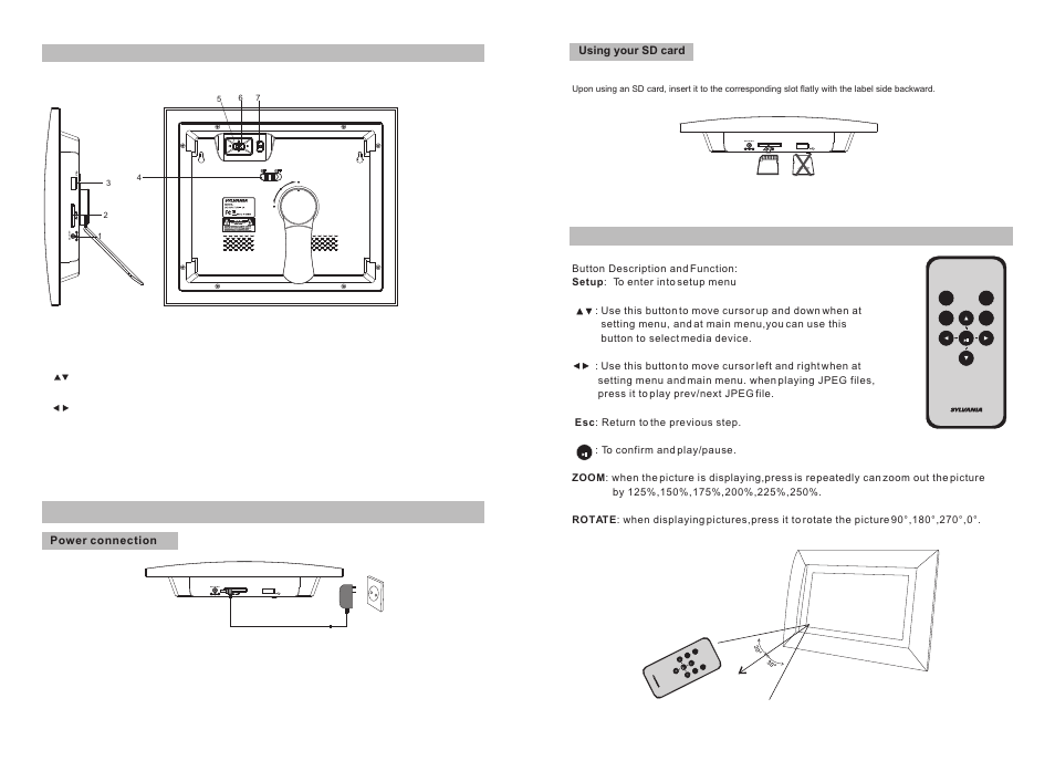 Ò³ãæ 4, Dc in 5v, Sdpf808 | Curtis SDPF808 User Manual | Page 4 / 6